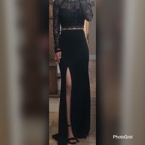 Long 2 piece dress